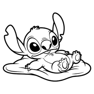 Tekening Baby Stitch