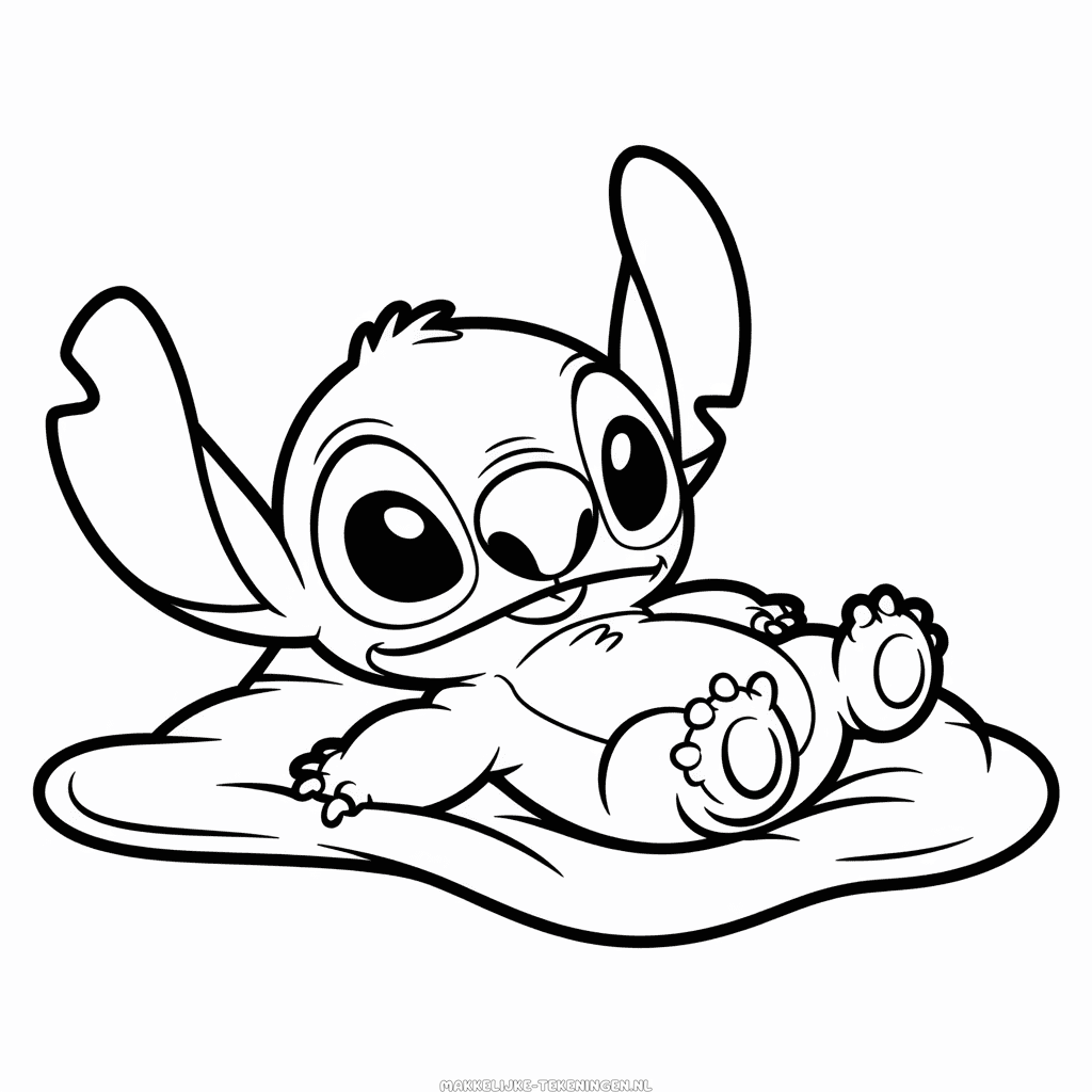 Tekening Baby Stitch