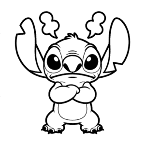 Tekening Boze Stitch