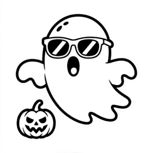 Tekening Coole Enge Halloween