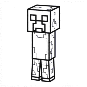 Tekening Creeper Minecraft