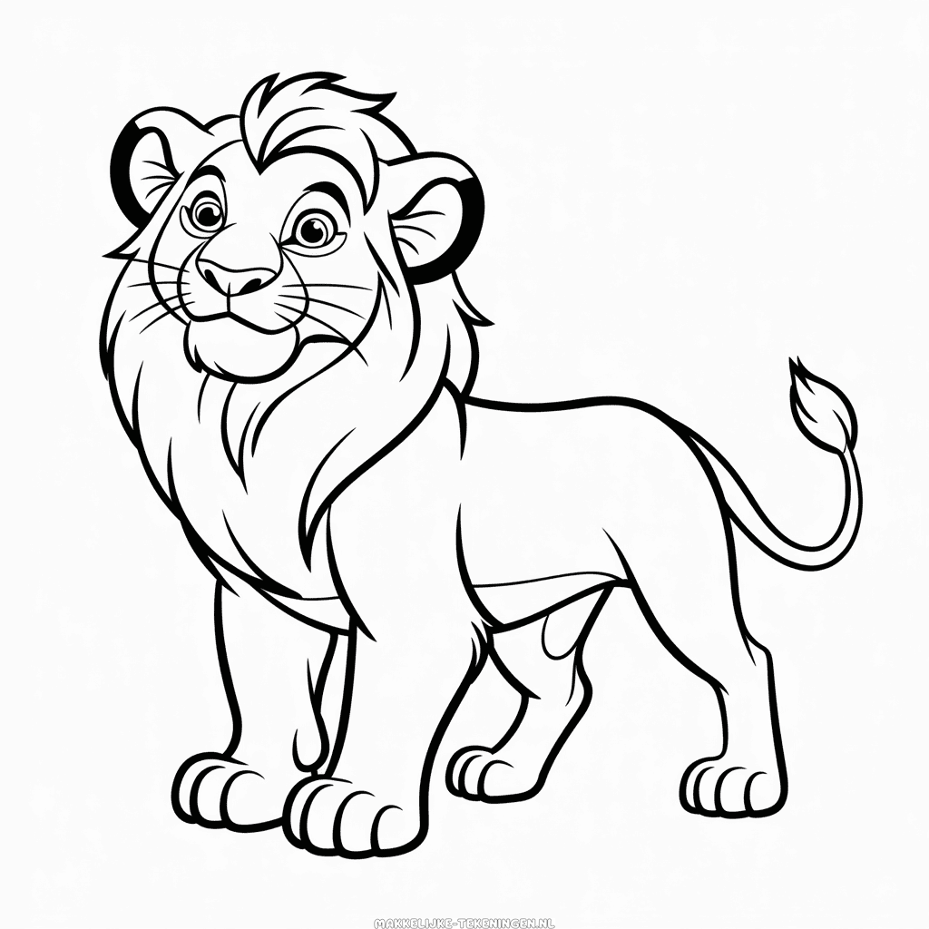 Tekening De Leeuwenkoning Overzicht