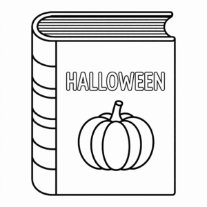 Tekening Halloween Boek