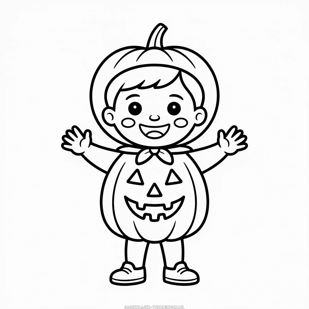 Tekening Halloween Personage
