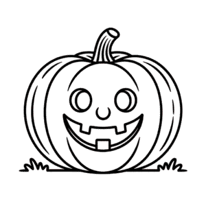 Tekening Herfst Pompoen