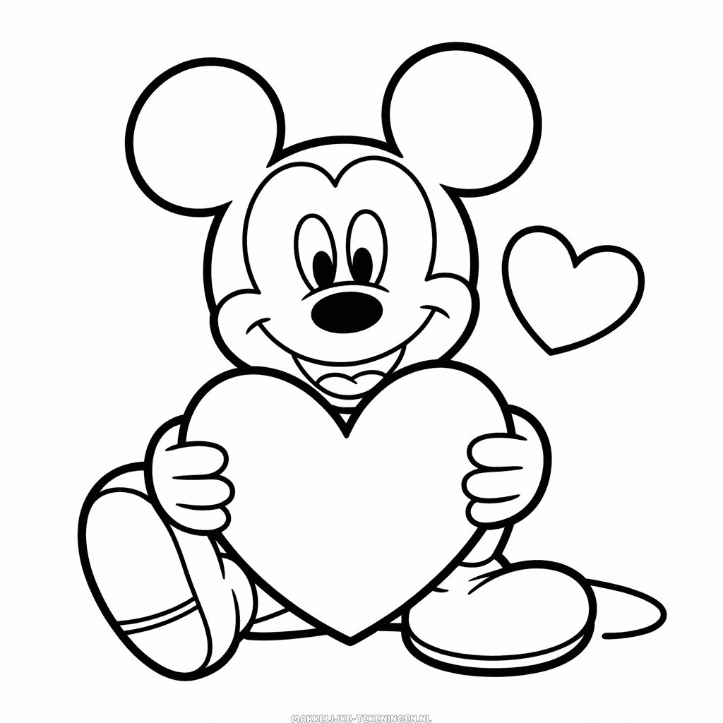 Tekening Hou van Mickey