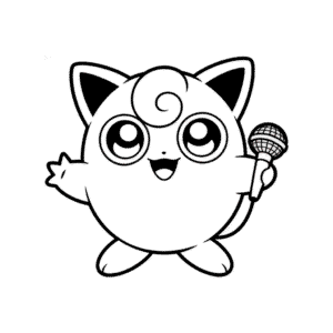 Tekening Jigglypuff Pokémon