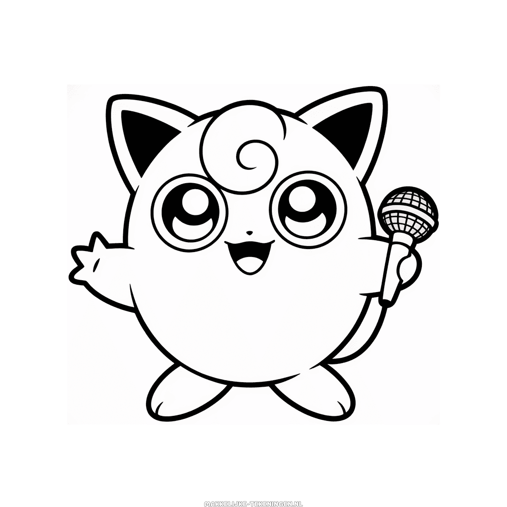 Tekening Jigglypuff Pokémon