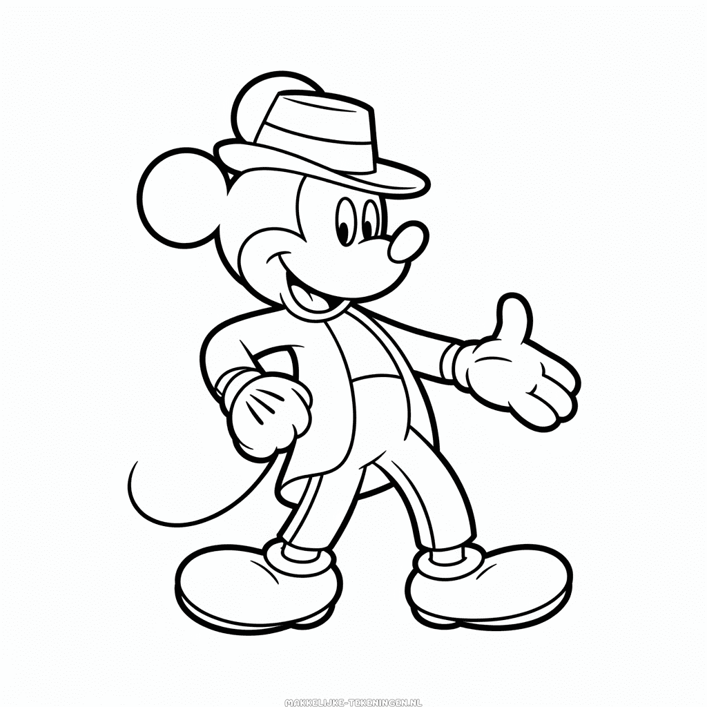 Tekening Michael Jackson Mickey