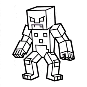 Tekening Minecraft Wezen