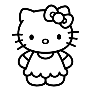 Tekening Mooie Hello Kitty