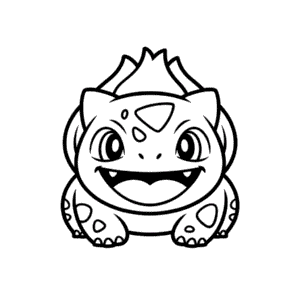 Tekening Pokémon Bulbasaur Gezicht