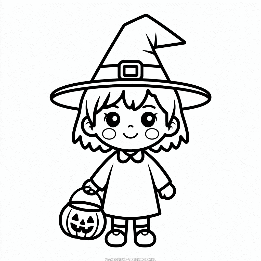 Tekening Schattige Anime Halloween