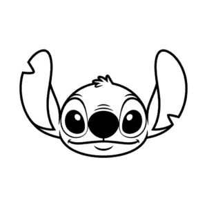 Tekening Stitch Hoofd