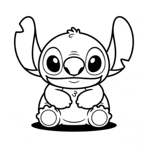 Tekening Stitch Squishmallow