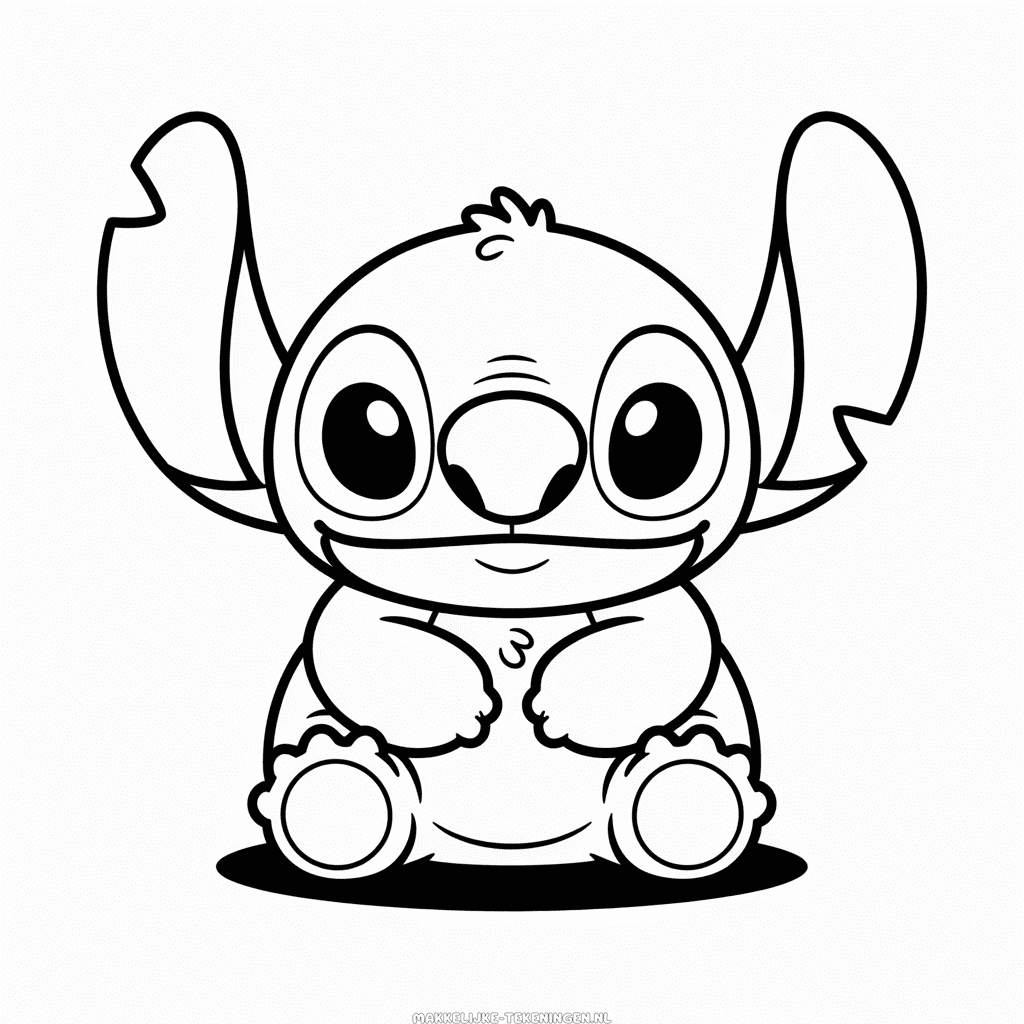 Tekening Stitch Squishmallow